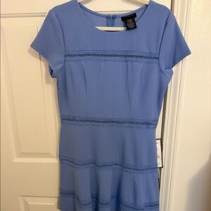 B. Darlin blue short sleeve dress, Juniors Size 13/14
